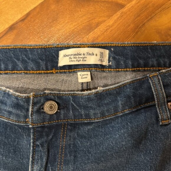 Abercrombie and Fitch the 90s straight ultra high-rise curved love 36/22 - Picture 4 of 5